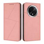 For Redmi A3 Pro Strong Magnetic Frosted Flip Leather Phone Case(Pink)