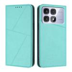 For Redmi K70 Ultra Strong Magnetic Frosted Flip Leather Phone Case(Light Blue)