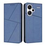 For Redmi Note 13 Pro+ Strong Magnetic Frosted Flip Leather Phone Case(Royal Blue)