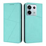 For Redmi Note 13 Pro 5G Strong Magnetic Frosted Flip Leather Phone Case(Light Blue)