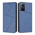 For Redmi Note 12S Strong Magnetic Frosted Flip Leather Phone Case(Royal Blue)
