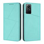 For Redmi Note 12S Strong Magnetic Frosted Flip Leather Phone Case(Light Blue)