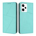 For Redmi Note 12 Pro 5G Global Strong Magnetic Frosted Flip Leather Phone Case(Light Blue)