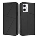 For Xiaomi Poco X5 / Redmi Note 12 5G Global Strong Magnetic Frosted Flip Leather Phone Case(Black)