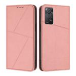 For Redmi Note 11 Pro 4G Global Strong Magnetic Frosted Flip Leather Phone Case(Pink)