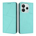 For Redmi Note 14 4G 164.84mm Strong Magnetic Frosted Flip Leather Phone Case(Light Blue)