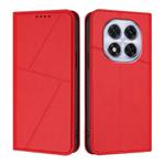 For Redmi Note 14 Pro 4G Strong Magnetic Frosted Flip Leather Phone Case(Red)