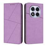 For Redmi Note 14 Pro 4G Strong Magnetic Frosted Flip Leather Phone Case(Light Purple)