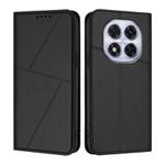 For Redmi Note 14 Pro 4G Strong Magnetic Frosted Flip Leather Phone Case(Black)