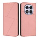 For Redmi Note 14 Pro 4G Strong Magnetic Frosted Flip Leather Phone Case(Pink)