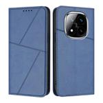 For Redmi Note 14 Pro+ Strong Magnetic Frosted Flip Leather Phone Case(Royal Blue)