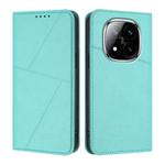 For Redmi Note 14 Pro+ Strong Magnetic Frosted Flip Leather Phone Case(Light Blue)