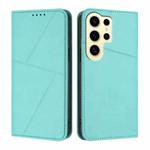 For Samsung Galaxy S24 Ultra 5G Strong Magnetic Frosted Flip Leather Phone Case(Light Blue)