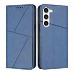 For Samsung Galaxy S23+ 5G Strong Magnetic Frosted Flip Leather Phone Case(Royal Blue)