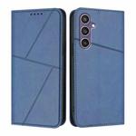 For Samsung Galaxy S23 FE 5G Strong Magnetic Frosted Flip Leather Phone Case(Royal Blue)