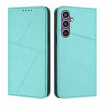 For Samsung Galaxy S23 FE 5G Strong Magnetic Frosted Flip Leather Phone Case(Light Blue)