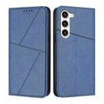 For Samsung Galaxy S23 5G Strong Magnetic Frosted Flip Leather Phone Case(Royal Blue)