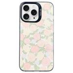 For iPhone 11 Pro Max Flower Series Color Silver TPU Hybrid PC Phone Case(Tulip CK121)
