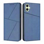 For Samsung Galaxy A06 4G / 5G Strong Magnetic Frosted Flip Leather Phone Case(Royal Blue)