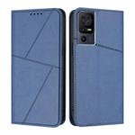 For TCL 40 SE Strong Magnetic Frosted Flip Leather Phone Case(Royal Blue)
