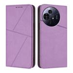 For TCL 50 NxtPaper Strong Magnetic Frosted Flip Leather Phone Case(Light Purple)