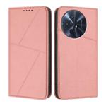 For TCL 50 XL 5G / 50 XL NxtPaper 5G Strong Magnetic Frosted Flip Leather Phone Case(Pink)