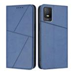 For TCL 403 Strong Magnetic Frosted Flip Leather Phone Case(Royal Blue)