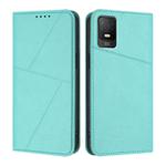 For TCL 403 Strong Magnetic Frosted Flip Leather Phone Case(Light Blue)
