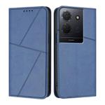 For TCL 503 Strong Magnetic Frosted Flip Leather Phone Case(Royal Blue)