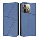 For OPPO A5 Pro 5G Global Strong Magnetic Frosted Flip Leather Phone Case(Royal Blue)