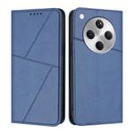 For OPPO Find X8 Strong Magnetic Frosted Flip Leather Phone Case(Royal Blue)