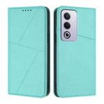 For OPPO A3 Japanese Strong Magnetic Frosted Flip Leather Phone Case(Light Blue)