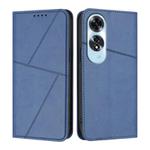 For OPPO A60 4G Strong Magnetic Frosted Flip Leather Phone Case(Royal Blue)