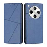 For OPPO Find X8 Pro Strong Magnetic Frosted Flip Leather Phone Case(Royal Blue)
