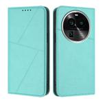 For OPPO Find X6 Pro Strong Magnetic Frosted Flip Leather Phone Case(Light Blue)