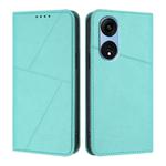 For OPPO A1 Pro Strong Magnetic Frosted Flip Leather Phone Case(Light Blue)