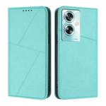 For OPPO A79 5G Strong Magnetic Frosted Flip Leather Phone Case(Light Blue)