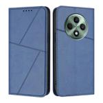 For OPPO Reno12 F 5G / 4G Strong Magnetic Frosted Flip Leather Phone Case(Royal Blue)