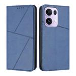 For OPPO Reno13 Pro Global Strong Magnetic Frosted Flip Leather Phone Case(Royal Blue)