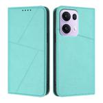 For OPPO Reno13 Pro Global Strong Magnetic Frosted Flip Leather Phone Case(Light Blue)