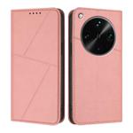 For OPPO Find X8 Ultra Strong Magnetic Frosted Flip Leather Phone Case(Pink)