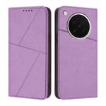For OPPO Find X8s Strong Magnetic Frosted Flip Leather Phone Case(Light Purple)