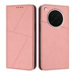 For OPPO Find X8s Strong Magnetic Frosted Flip Leather Phone Case(Pink)