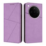 For OPPO Find X8s+ Strong Magnetic Frosted Flip Leather Phone Case(Light Purple)