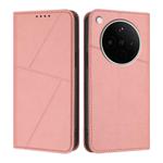 For OPPO Find X8s+ Strong Magnetic Frosted Flip Leather Phone Case(Pink)