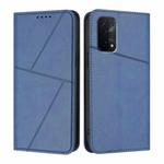 For OPPO A54 5G / A74 5G / A93 5G Strong Magnetic Frosted Flip Leather Phone Case(Royal Blue)