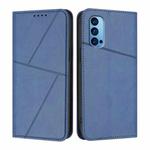For OPPO Reno14 Global Strong Magnetic Frosted Flip Leather Phone Case(Royal Blue)