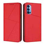 For OPPO Reno14 Global Strong Magnetic Frosted Flip Leather Phone Case(Red)