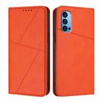 For OPPO Reno14 Global Strong Magnetic Frosted Flip Leather Phone Case(Orange)