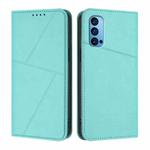 For OPPO Reno14 Global Strong Magnetic Frosted Flip Leather Phone Case(Light Blue)